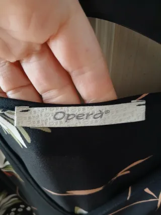 Vestito Opera donna nero floreale