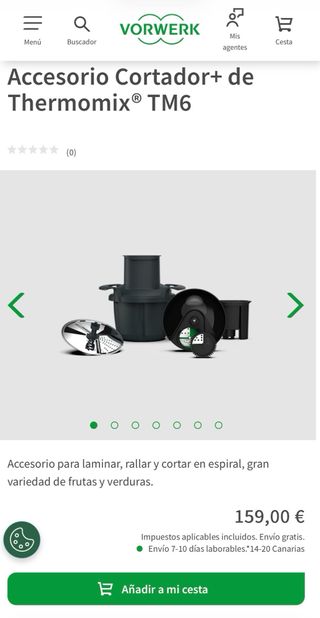 Accesorio Cortador Thermomix TM5 TM6