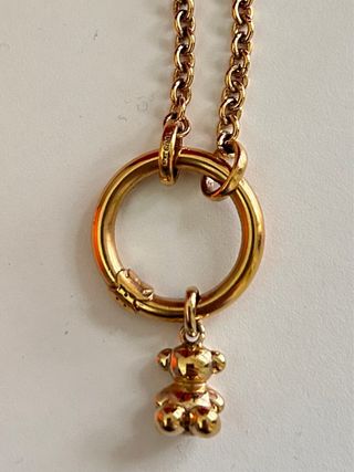 Collar Tous Aro y Oso Dorado