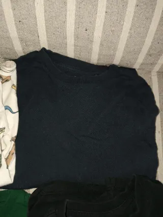 Lotto 6 magliette maniche lunghe bambino 6-7 anni