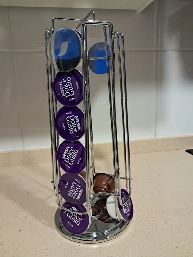 Soporte Cápsulas Dolce Gusto Cromado