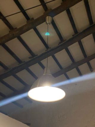 Lámpara colgante plateada