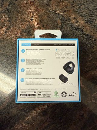 Auriculares Inalámbricos AeroClip Negros