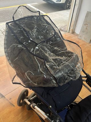 Carro gemelar con 2 sillas