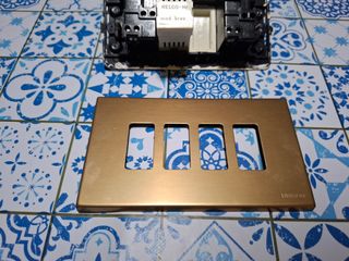 Placca Bticino Bronzo 4 moduli