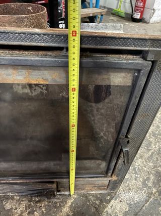 Chimenea leña con ventilador