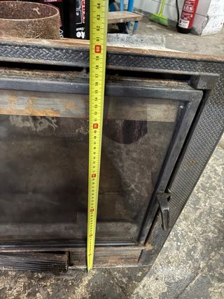 Chimenea leña con ventilador