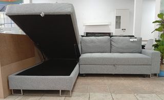 Sofa Cama Febe, Rinconera. Chaiselong, Arcón.