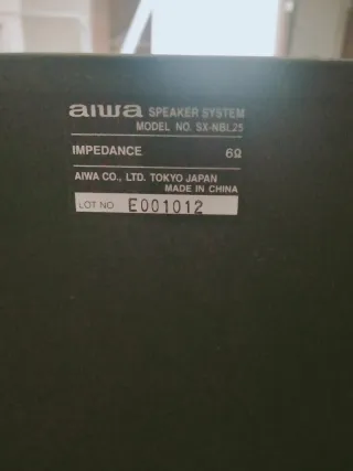 Minicadena Aiwa CD-R/RW