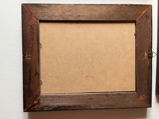 Set 4 Quadri Stampe Stagioni Legno