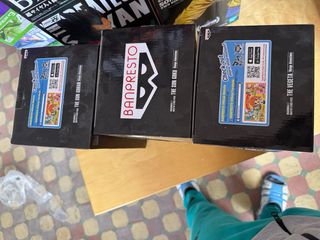 Lote 3 Figuras Dragon Ball Z master stars piece