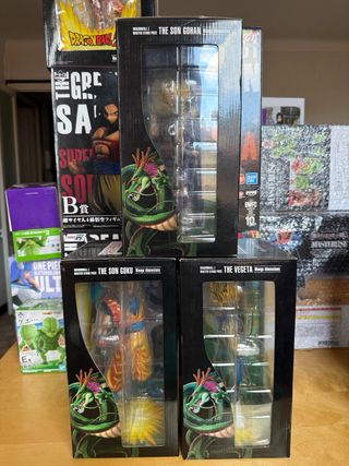 Lote 3 Figuras Dragon Ball Z master stars piece