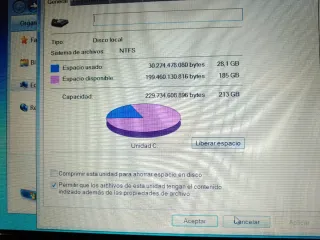PORTATIL HP MINI- DISC 250GB-RAM 2GB- LED 10"-W 7