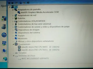 PORTATIL HP MINI- DISC 250GB-RAM 2GB- LED 10"-W 7