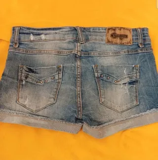 Calções Stradivarius Azuis Tamanho 38