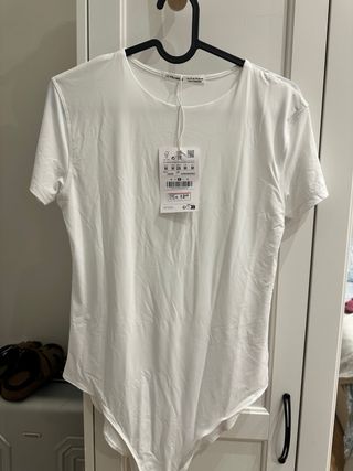 Body Pull&Bear Blanco Talla M