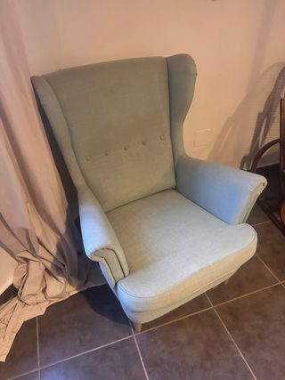 Sillón Ikea Strandom verde