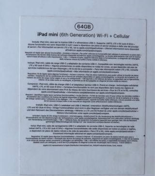 iPad Mini 6 LTE Argento