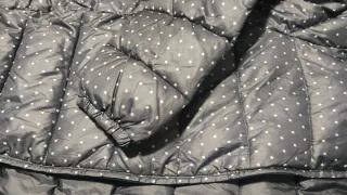 Chaquetón niña estrellas gris