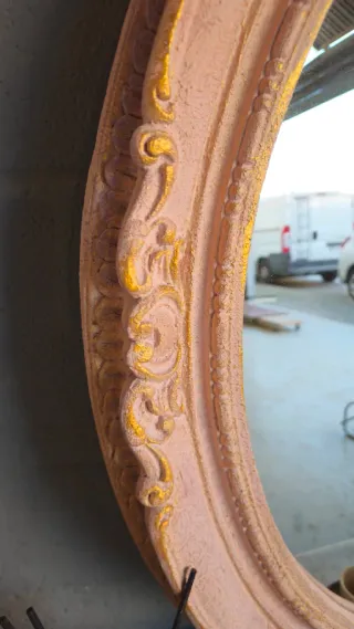 Espejo antiguo ovalado