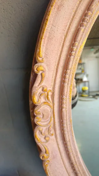 Espejo antiguo ovalado