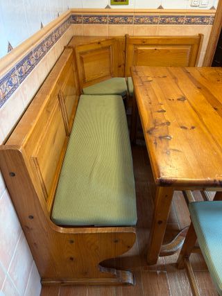 Conjunto Rinconera Cocina Rústica en Madera