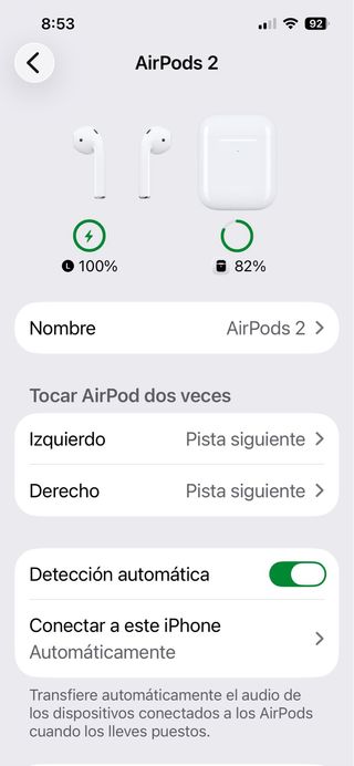 Airpods 2 Apple Blancos
