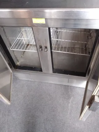 Nevera bajo mostrador acero inoxidable