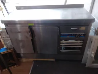 Nevera bajo mostrador acero inoxidable