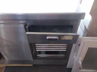 Nevera bajo mostrador acero inoxidable