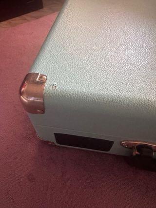 Reproductor de vinilos azul