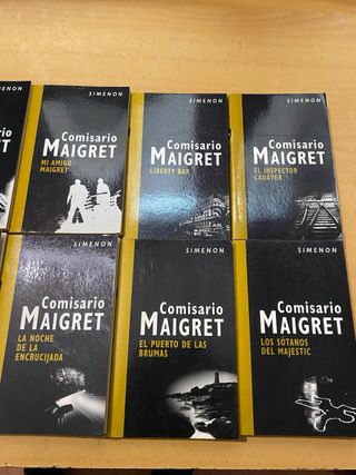 Colección Comisario Maigret libros