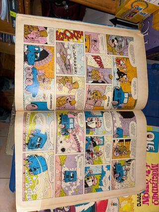 Revistas, tebeos, mortadelo y filemon