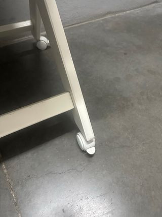 Minicuna con ruedas y osito