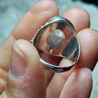 Anillo Plata 925 Piedra Luna
