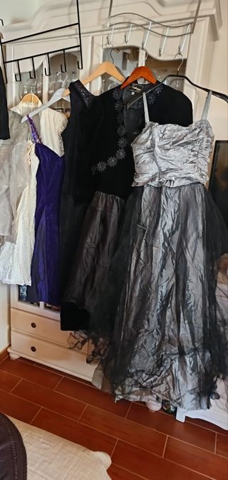 Lote 6 vestidos fiesta vintage 40/ 42
