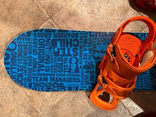 Tabla Snowboard con fijaciones