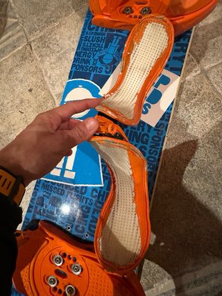 Tabla Snowboard con fijaciones