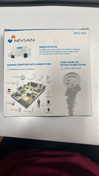 Detector de Humo Nivian Inalámbrico