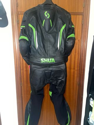 Mono de moto SHUA | 2 piezas | piel |talla 58