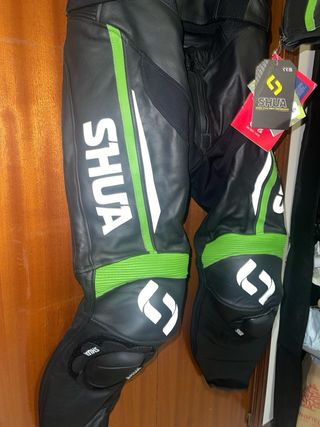 Mono de moto SHUA | 2 piezas | piel |talla 58
