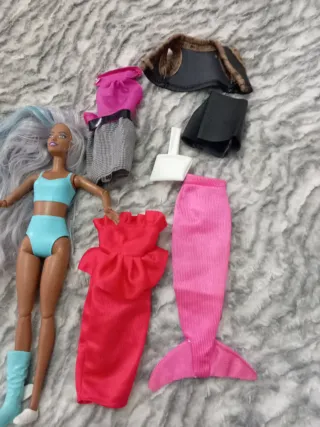 Muñeca Barbie con accesorios