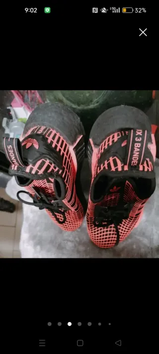 Adidas 37.5 Negro/Rosa