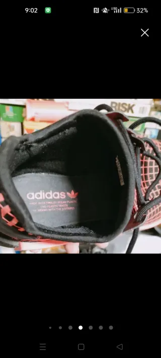 Adidas 37.5 Negro/Rosa