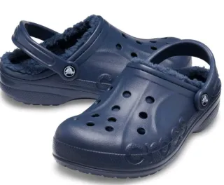 Zapatillas Crocs azules forradas talla 36-37