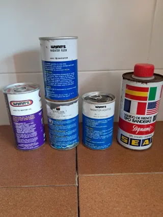 LATAS ANTIGUAS MOTOR WYNN'S