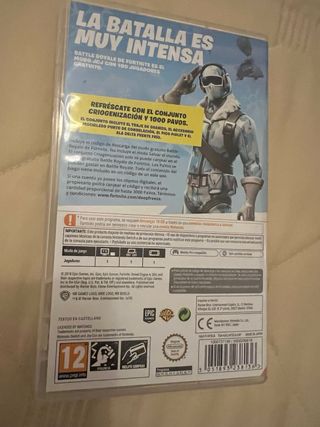 Custodia Nintendo Switch Fortnite Lote Criogenizzazione