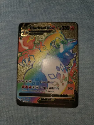 Carta Pokémon Charizard Metalizada