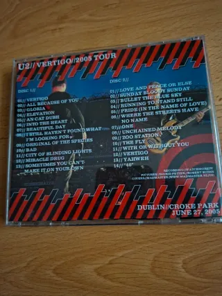 Doble CD U2 Vertigo Tour 2005 Dublin