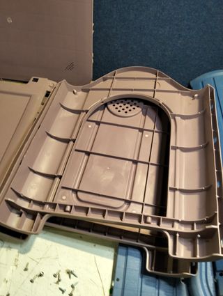 Caseta para perro azul/morado 66x75x59 cm